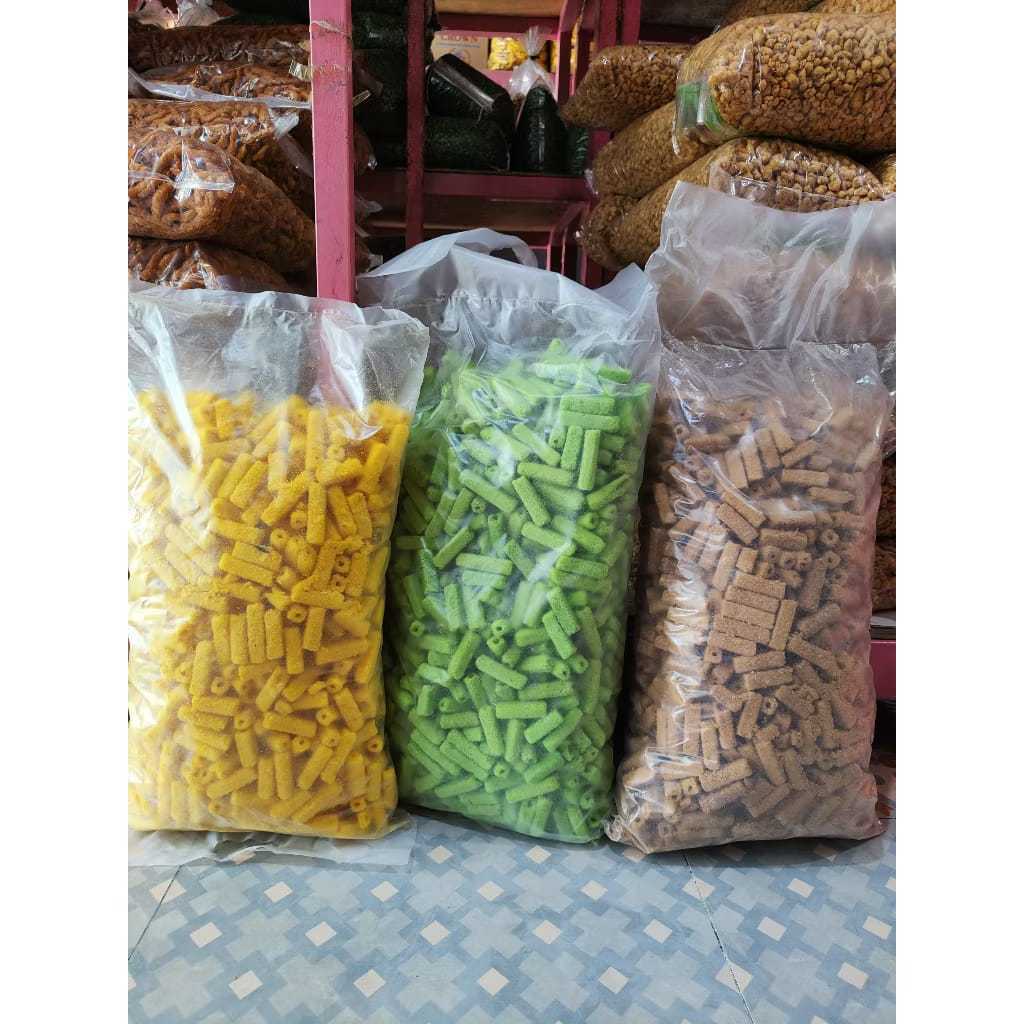 Stik Momogi Kresna Stik Manis Legit Renyah Momogi Kiloan Jeruk Pandan Nangka Spesial