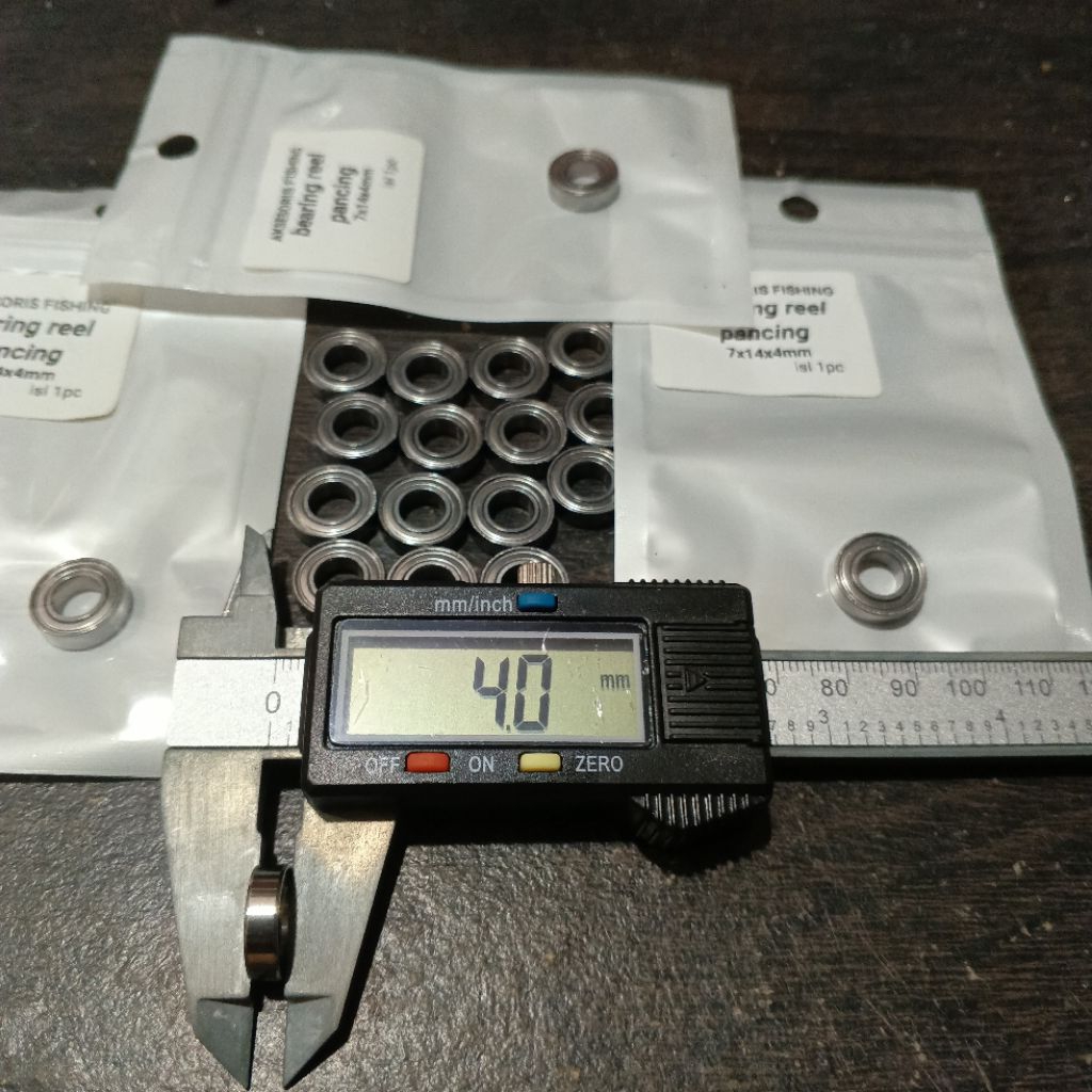 bearing reel pancing ukuran 7x14x4mm tutup 2Z 1000-4000 universal isi 1pc
