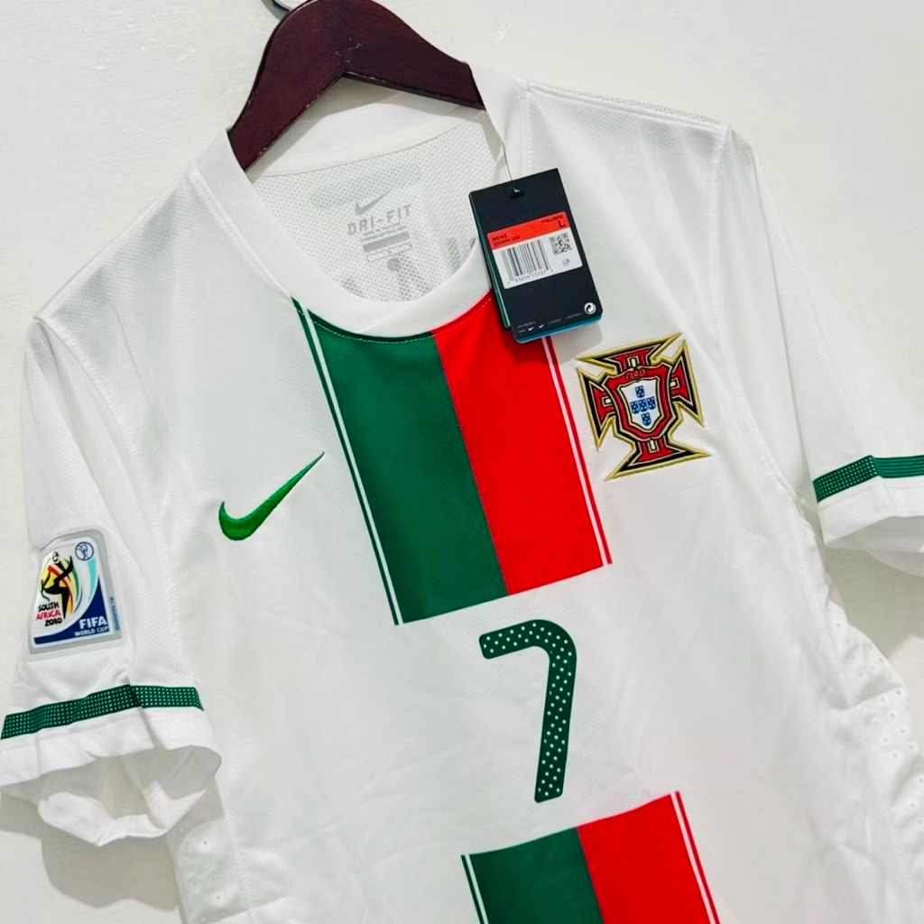 JERSEY PORTUGAL 2010 AWAY PLAYER ISSUE SHORTSLEEVR - RONALDO