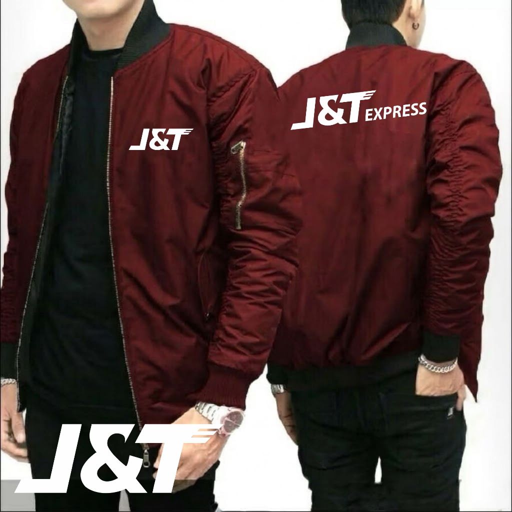 [COD] Jaket bomber kurir JNT EXPRESS