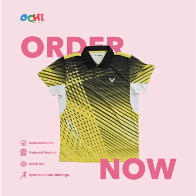 Baju Jersey Badminton VICTOR Preloved (PRE010)