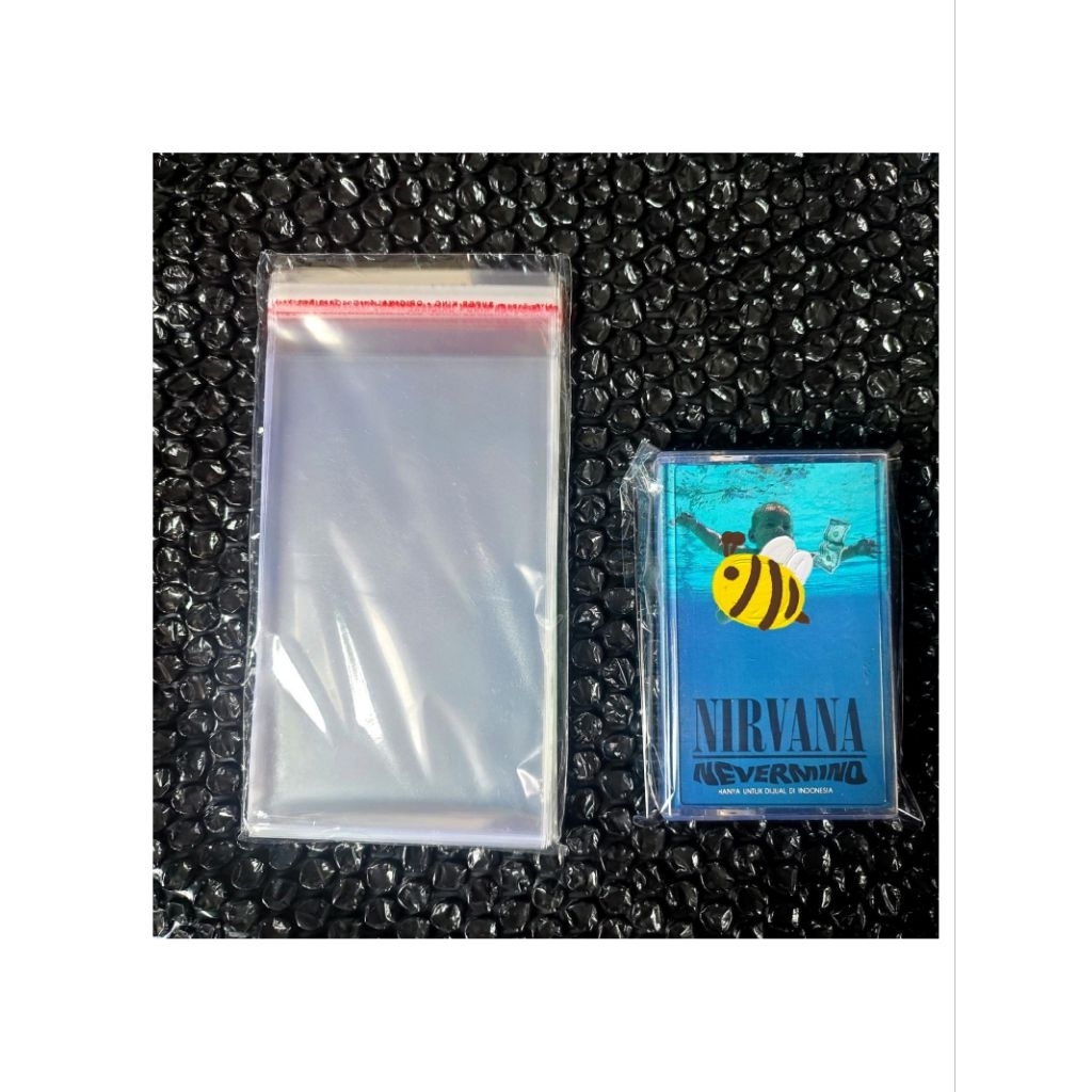 Plastik Kaset Pita / Pelindung / Pembungkus Kaset Pita Isi 100 Lembar