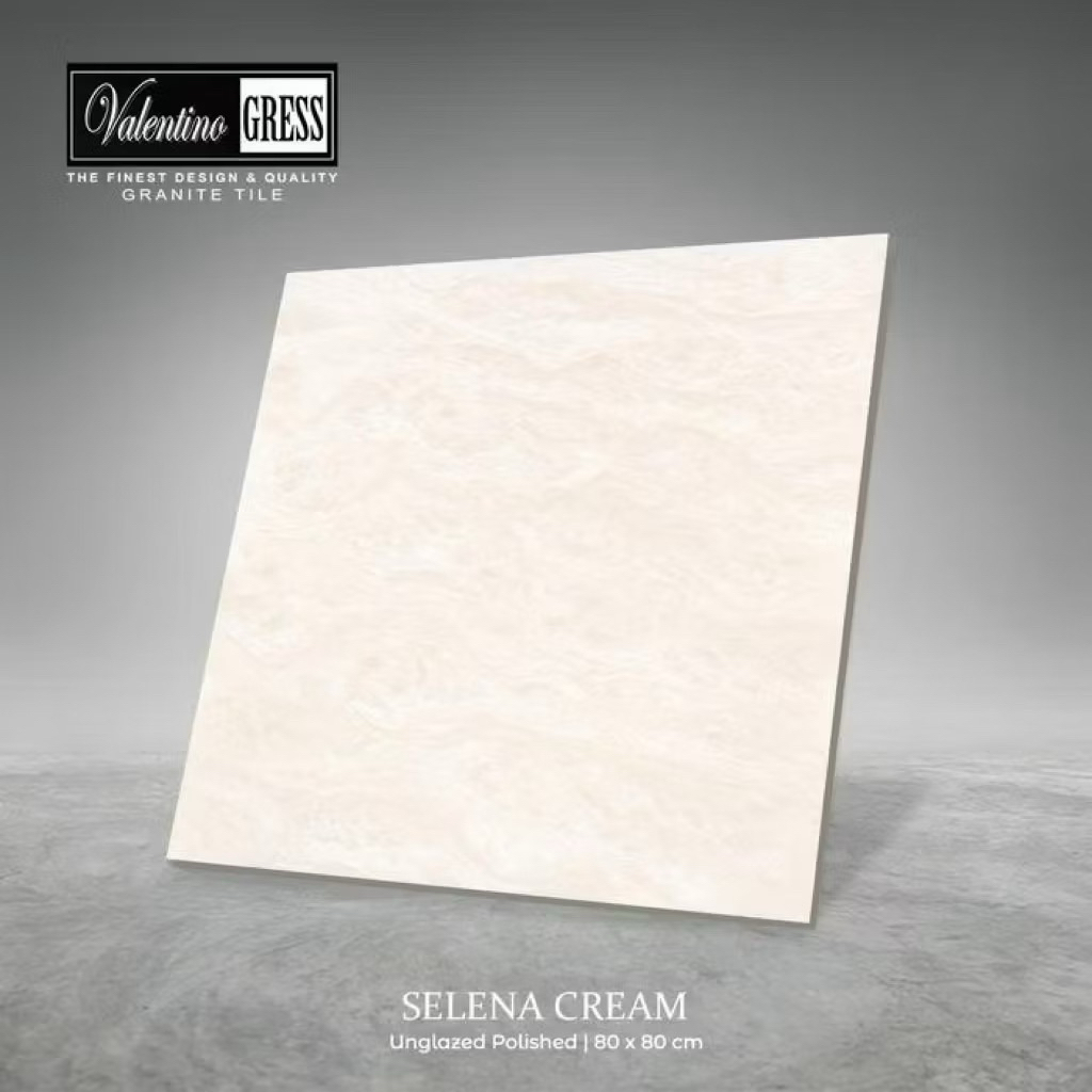 Granit 80x80 Valentino Gress Selena Cream | Unglazed Polished