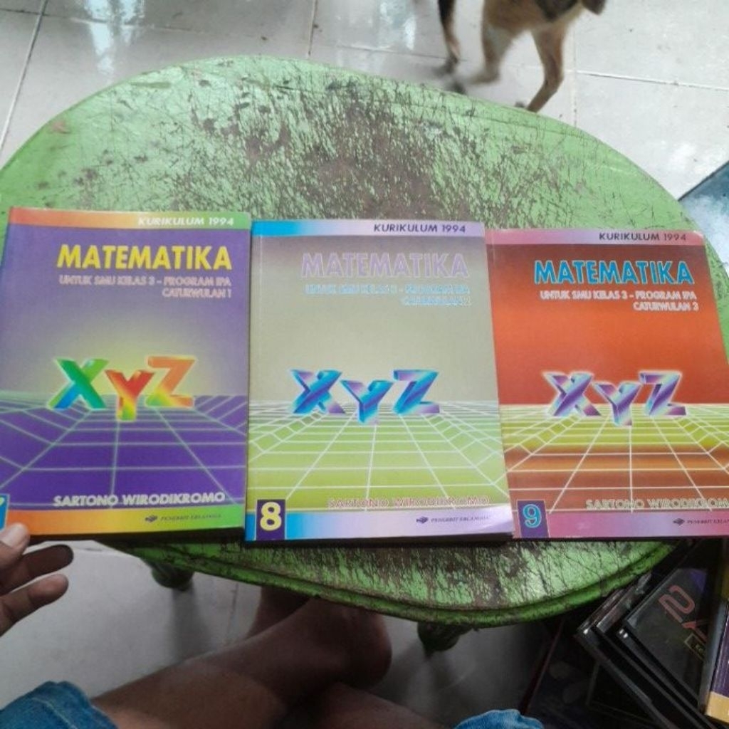 BUKU MATEMATIKA UNTUK SMA KELAS 3/XII CATURWULAN 1/3 KURIKULUM 1994 PENERBIT ERLANGGA