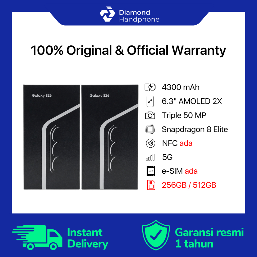 Samsung Galaxy S26 12/256 12/512 12/256GB 12/512GB 12GB 256GB 512GB