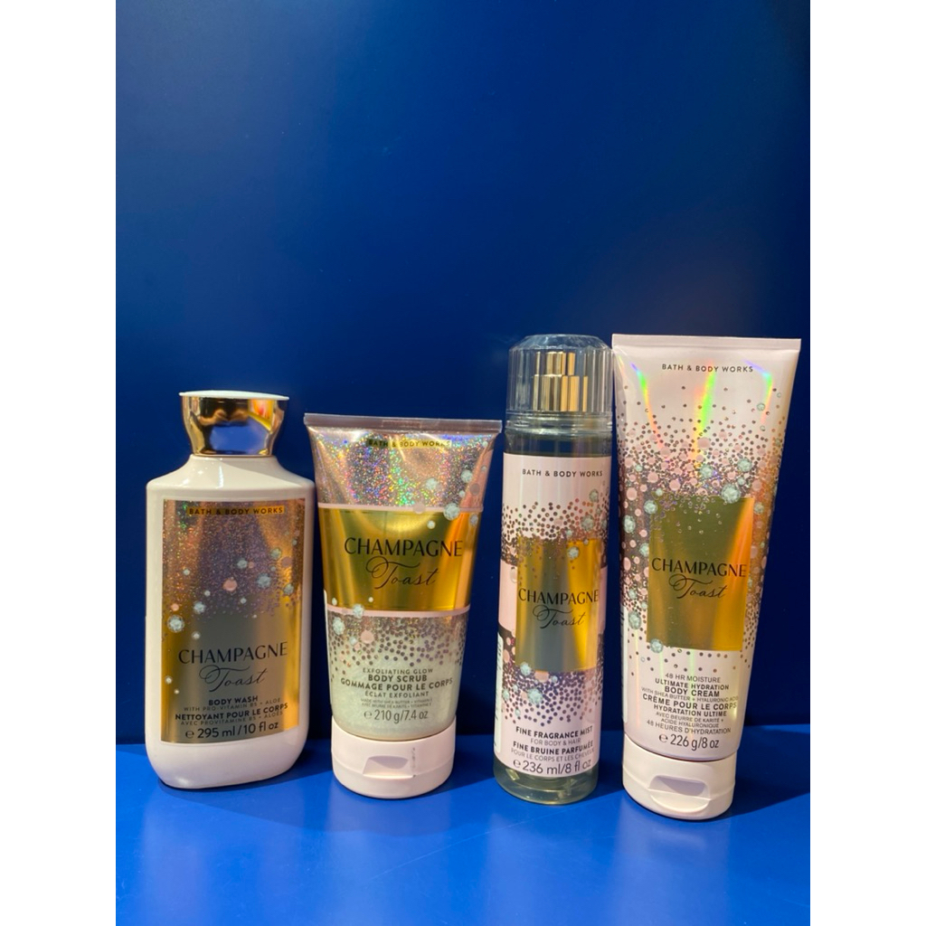 Bbw bath and body works champagne toast series (lotion mist dll)