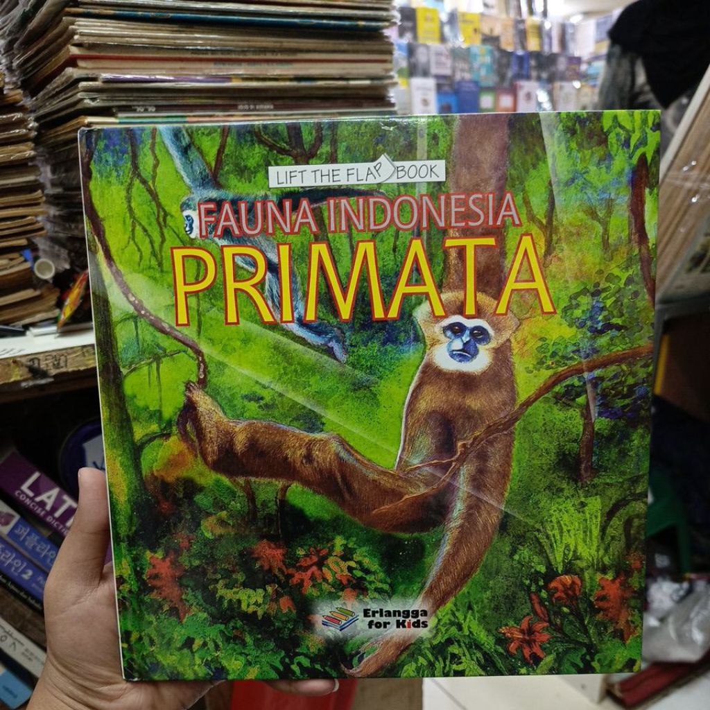 LIFT THE FLAP BOOK FAUNA INDONESIA PRIMATA