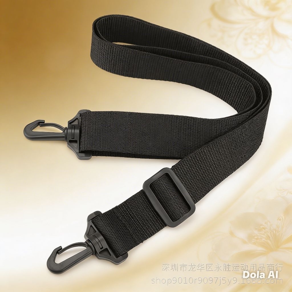TALI TAS TALI SLEMPANG HITAM PANJANG 120 CM LEBAR 2,5 CM