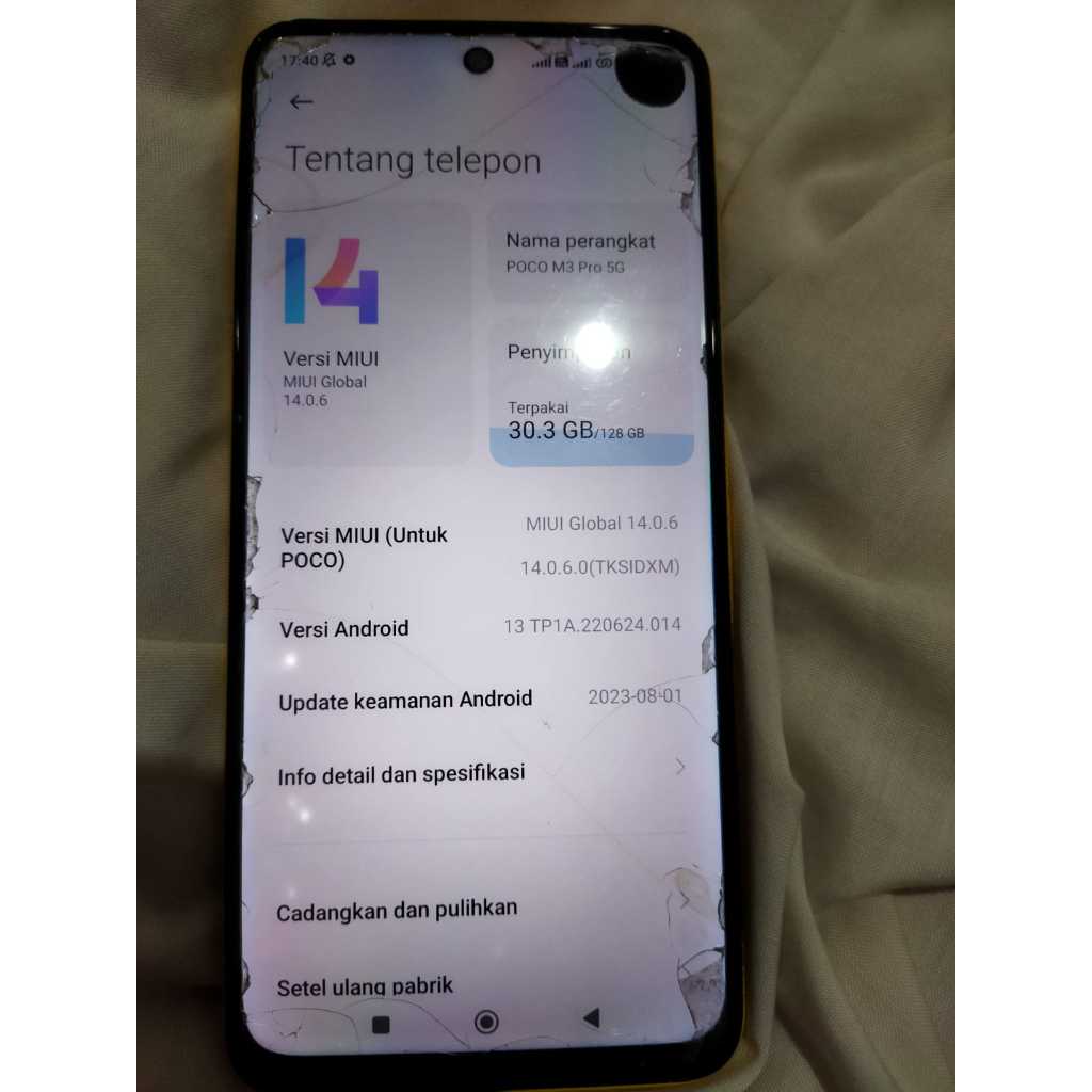 hp handphone xiaomi poco m3 pro 5G 6/128 second seken bekas termurah