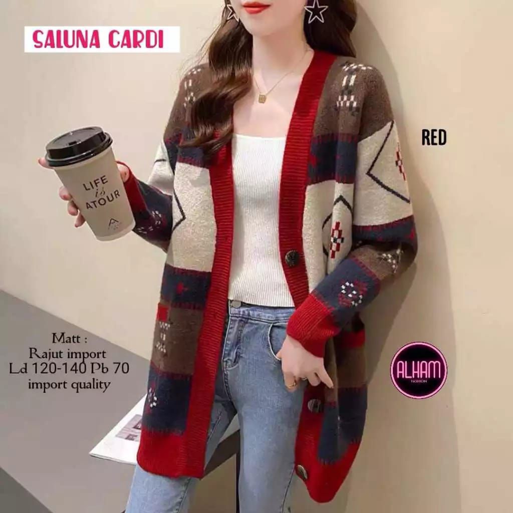 CARDIGAN TEBAL LEMBUT KOREAN STYLE - YESA JULIO SALUNA CARDIO TIRSA ALPHA RARE YISO LUV GHEA LETISIA