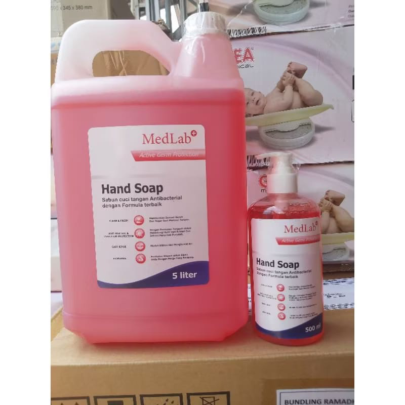 Handsoap Medlab Sabun Cuci Tangan 500ml 5L Medlab