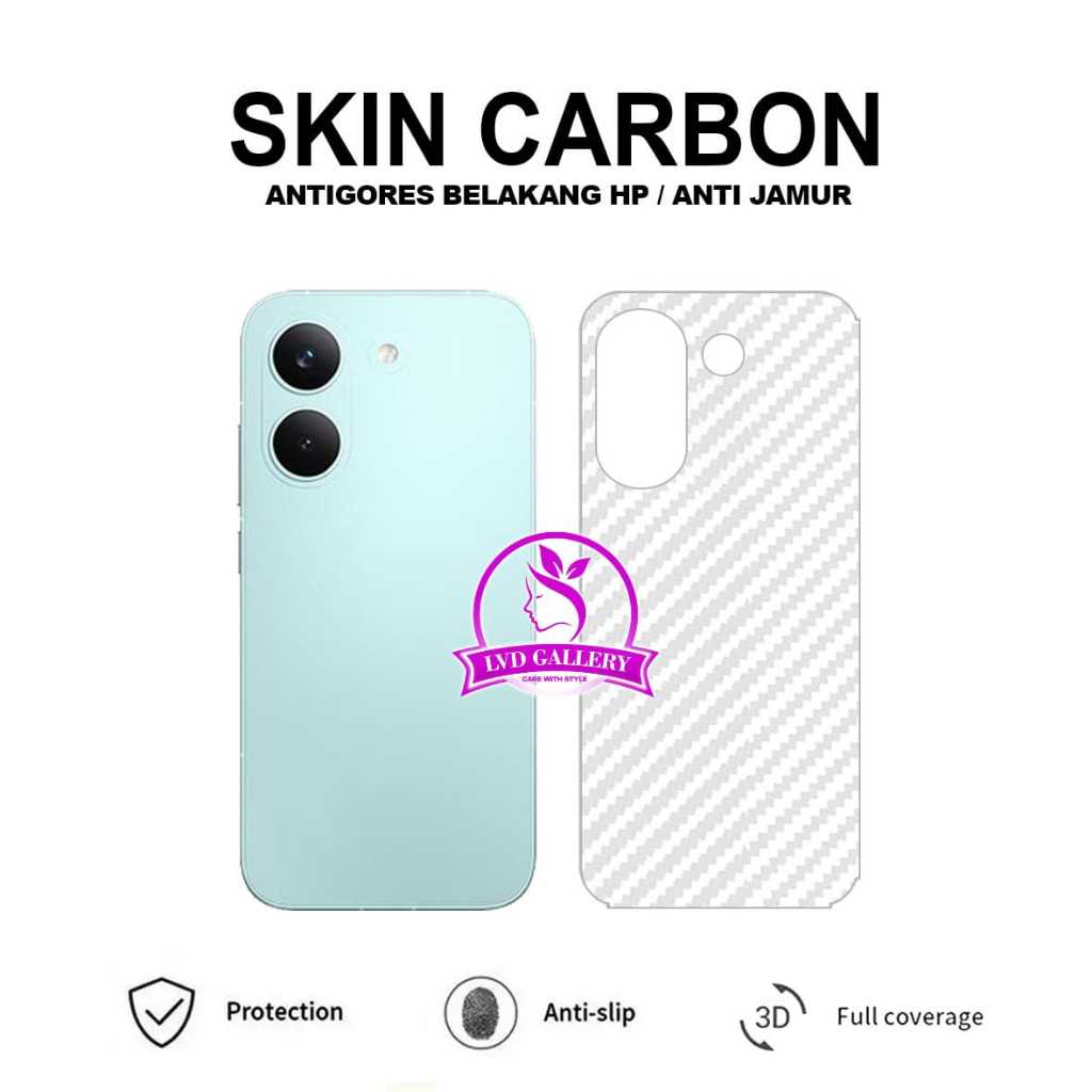 Poco X8 Pro Poco X8 Pro Max Skin Carbon Transparan Garskin Anti Gores Belakang Poco X8 Pro Poco X8 P