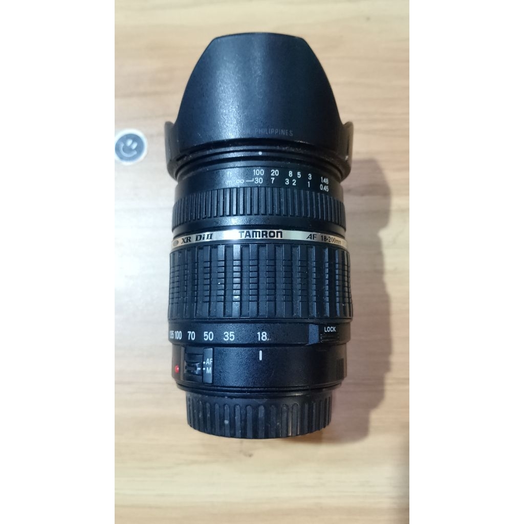 Lensa Tamron 18-200mm For Canon