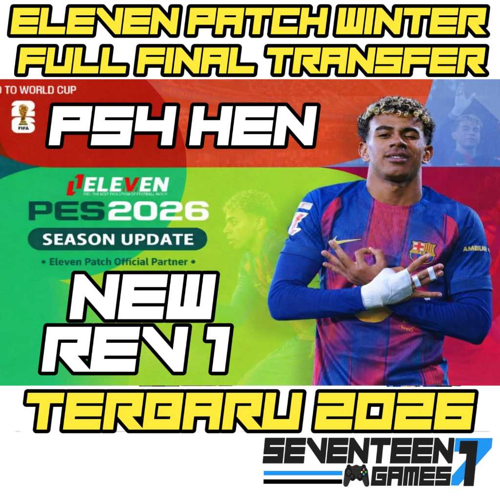 Efootball PES Eleven Patch Game PES terbaru Untuk PS4 Hen