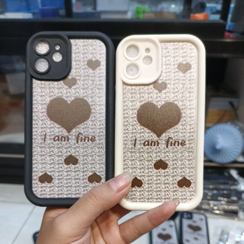 CASING SILIKON MOTIF I AM FINE IPHONE 12 MINI
