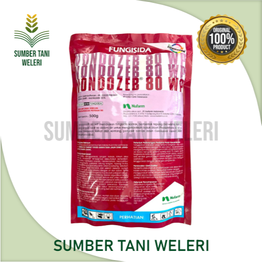 FUNGISIDA VONDOZEB 80 WP - FUNGISIDA KONTAK - KEMASAN PABRIK - ISI 500GR - PT NUFARM INDONESIA - ORI