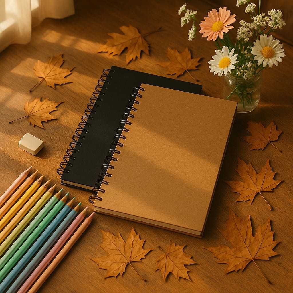 Sketchbook A5 A6 Isi 100 Halaman | Buku Tulis Ring Spiral | Sketchbook 50 Lembar Aesthetic & Simple