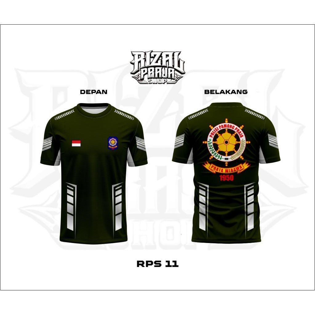 JERSEY SATPOL PP (SATUAN POLISI PAMONG PRAJA) RPS - 11