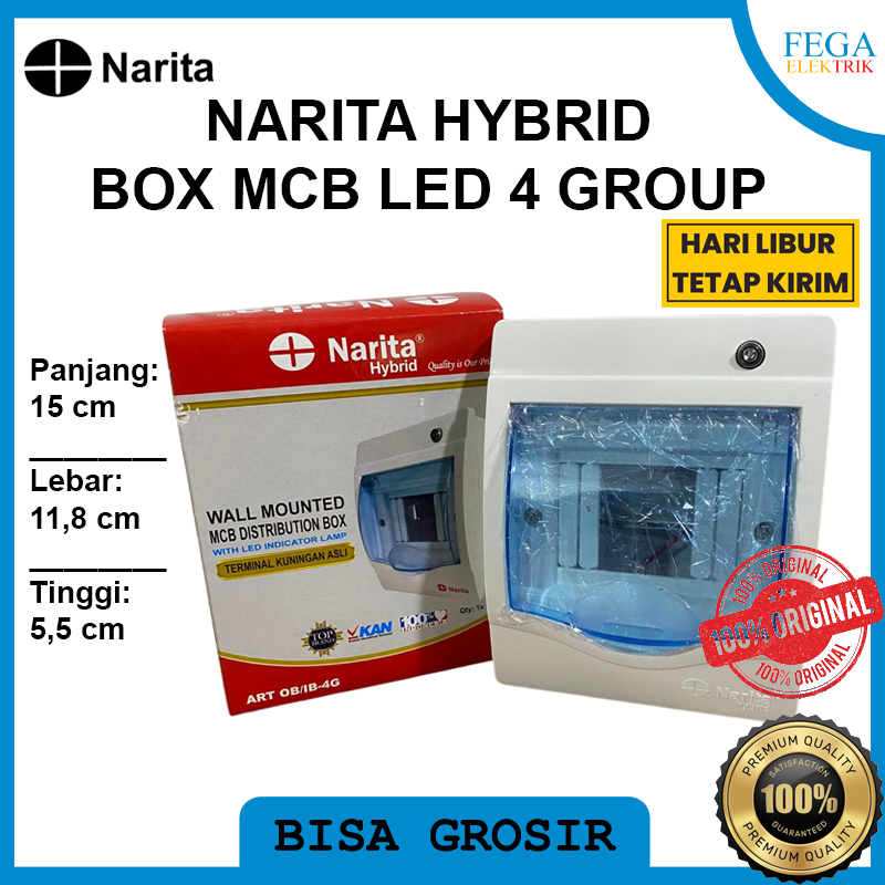 Narita Hybrid Box MCB 4 Group + LED Inbow / Outbow – Tanam & Tempel