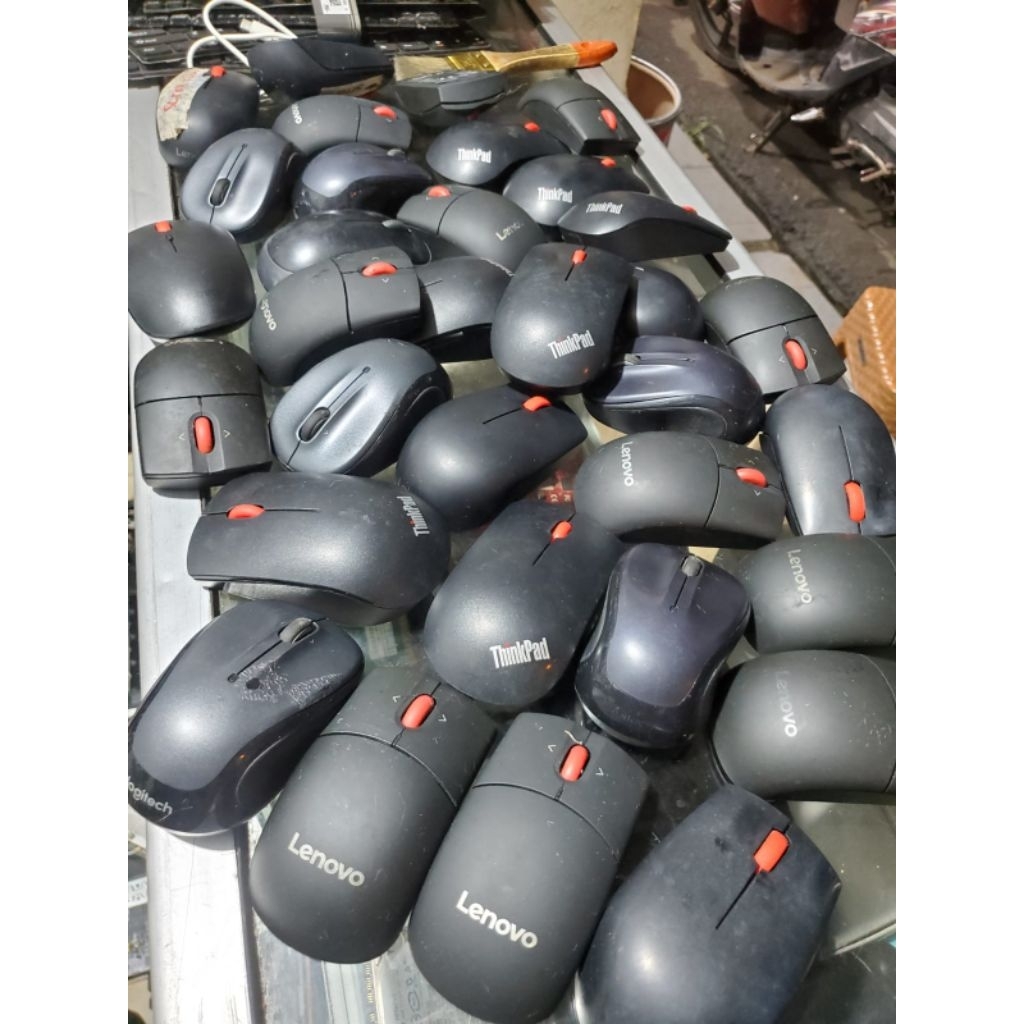 Mouse Wireless Original Logitech Lenovo Second