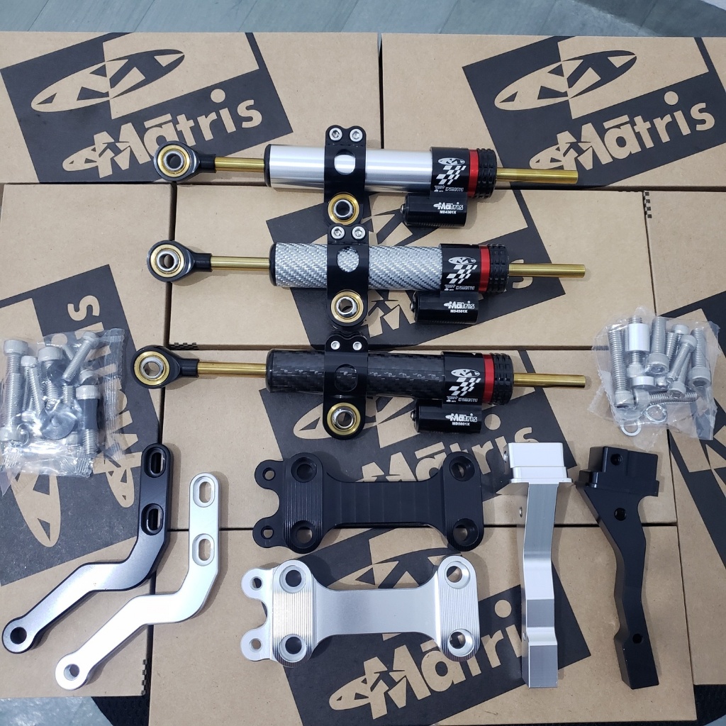 Stabilizer Steering Dumper Matris RX KING Plus Breket Copy B-PRO Stabilizer Stang Rx King Matris 16 
