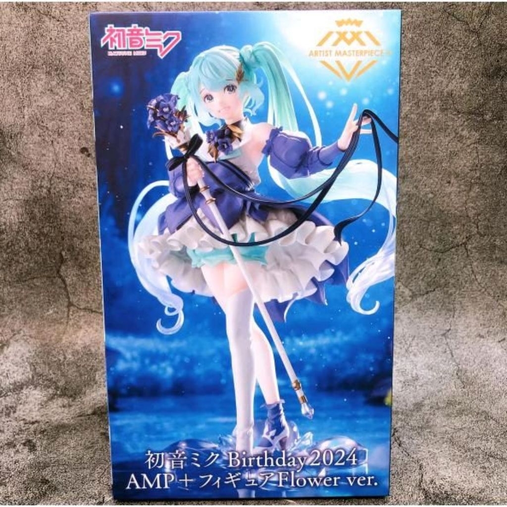 Taito Hatsune Miku Princess AMP Figure Birthday 2024  Flower ver.