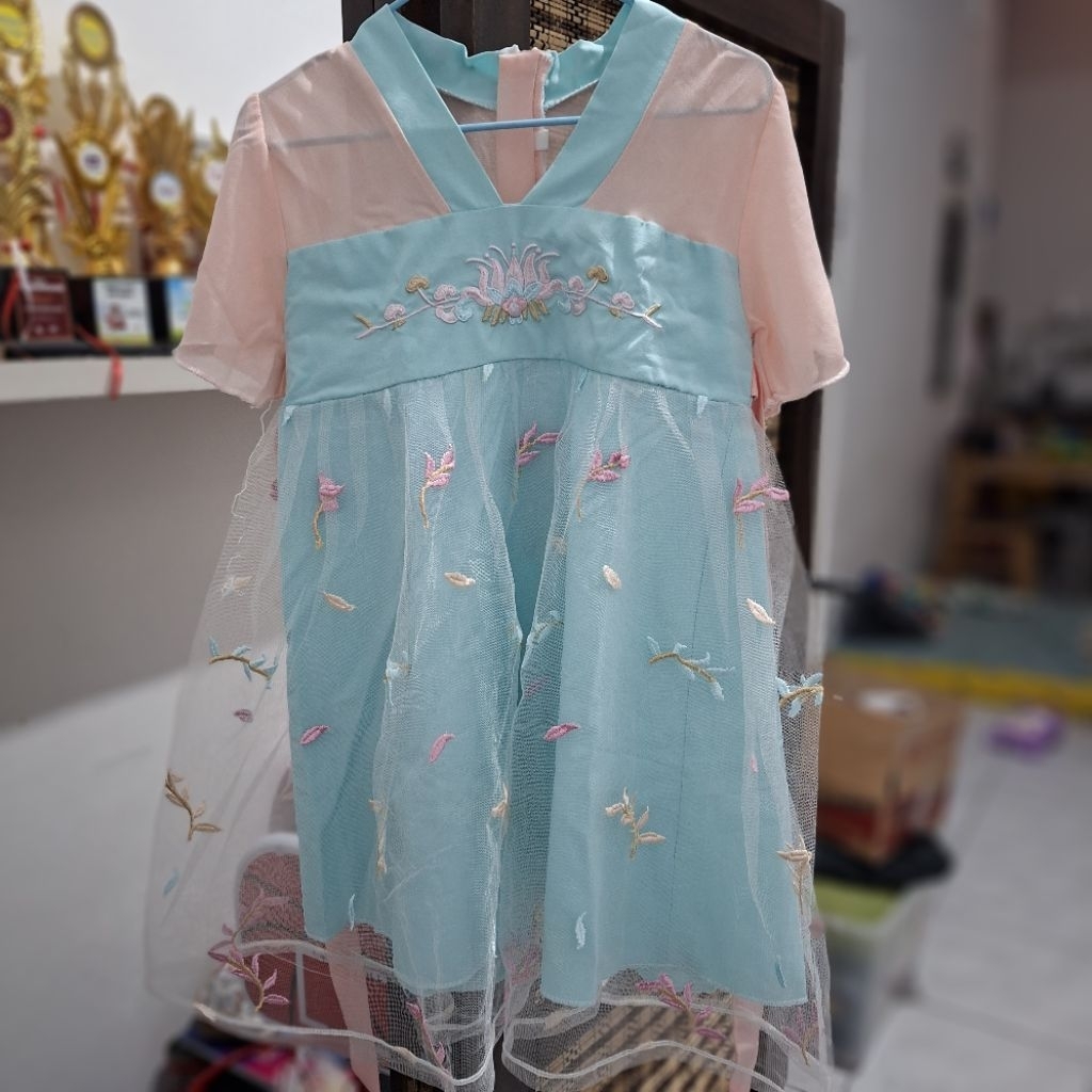 preloved baju anak ceongsam LD60cm imlek hanbook perempuan