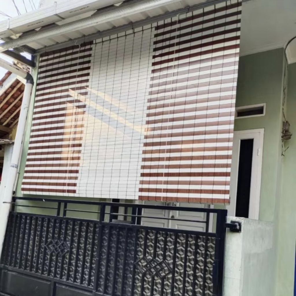 Krei Tirai Gulung PVC Anti Air Tebal | Krey Kere Outdoor Indoor | Kerei Pelindung Hujan, Panas & Ang