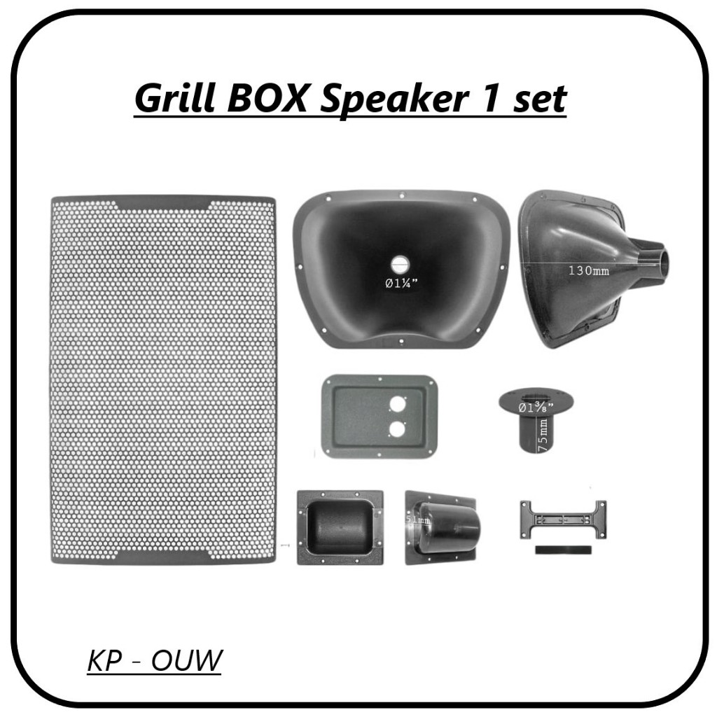 Grill Set Box Speaker 615 - Grill speaker box 15 inch