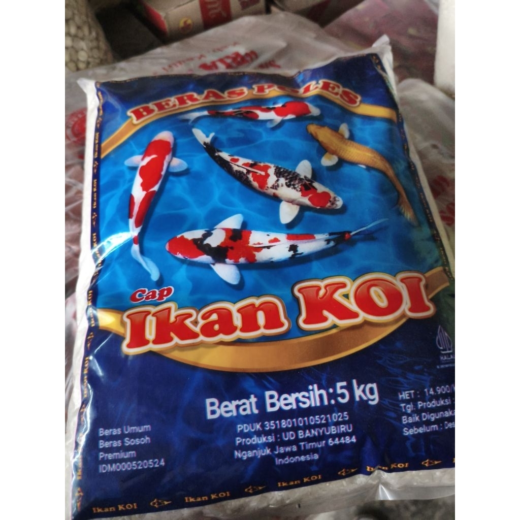 Beras Ikan KOI Biru