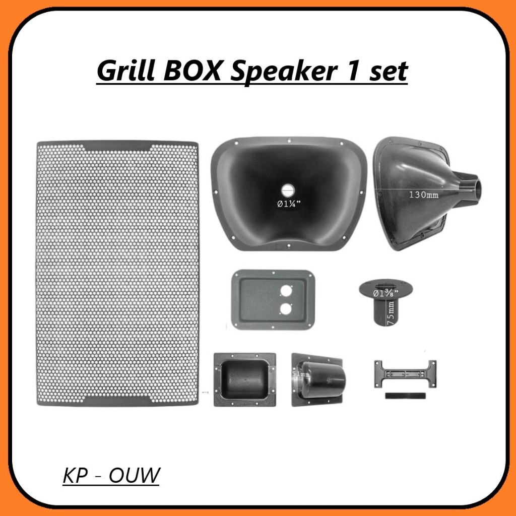 AUTO NET Grill Set Box Speaker 615 - Grill speaker box 15 inch