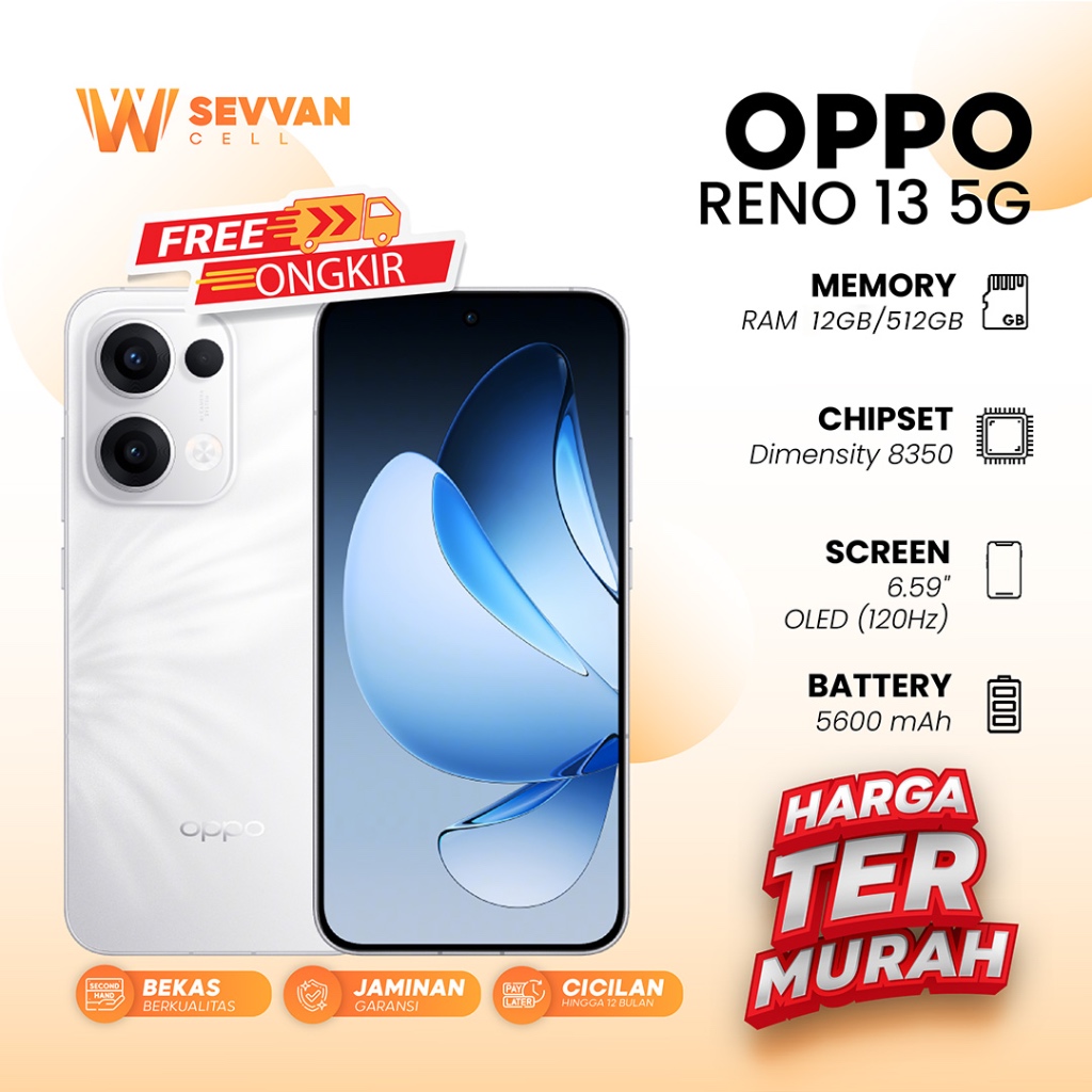Handphone Oppo Reno 13 5G Ram 12 512 GB