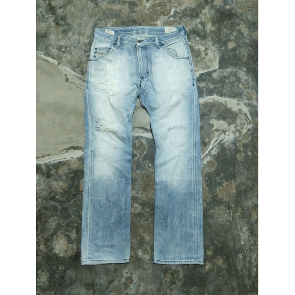 Diesel Industry Ripped Denim Pants