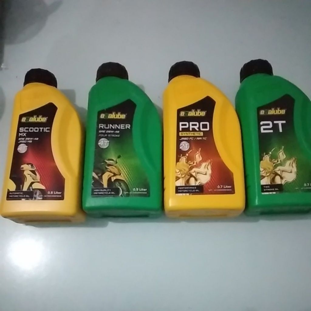 oli asli evalube matic, 4T manual, 2T, pro2T