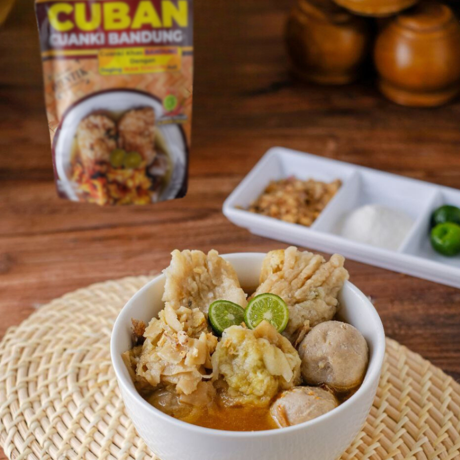 1Porsi Cuanki CUBAN Bandung Frozen kemasan Otentik Batagor Bakso Khas Otentik