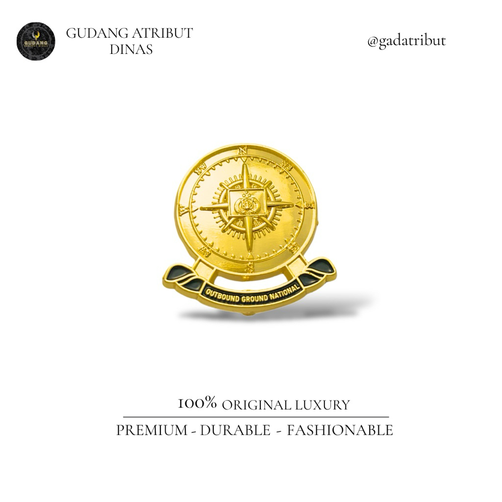 100% LUXURY Pin OutBound / Pin OutBound Luxury / Pin Luxury /Atribut Luxury / Atribut Dinas / gad_un