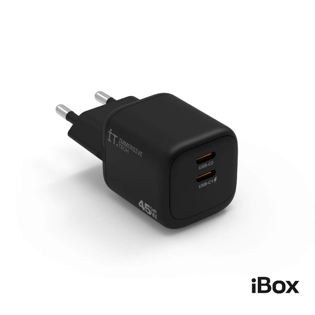 IT AtomGaN Charger 45W - Dual Port Type-C