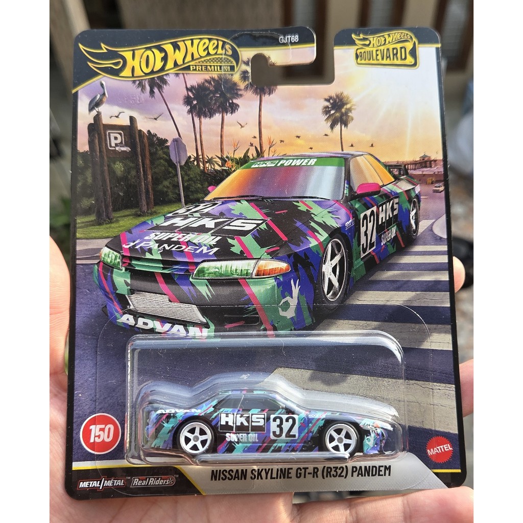 Hot Wheels Premium Boulevard Dash G Series - Toyota Yaris, Nissan Skyline HKS Pandem, Lamborghini Ga
