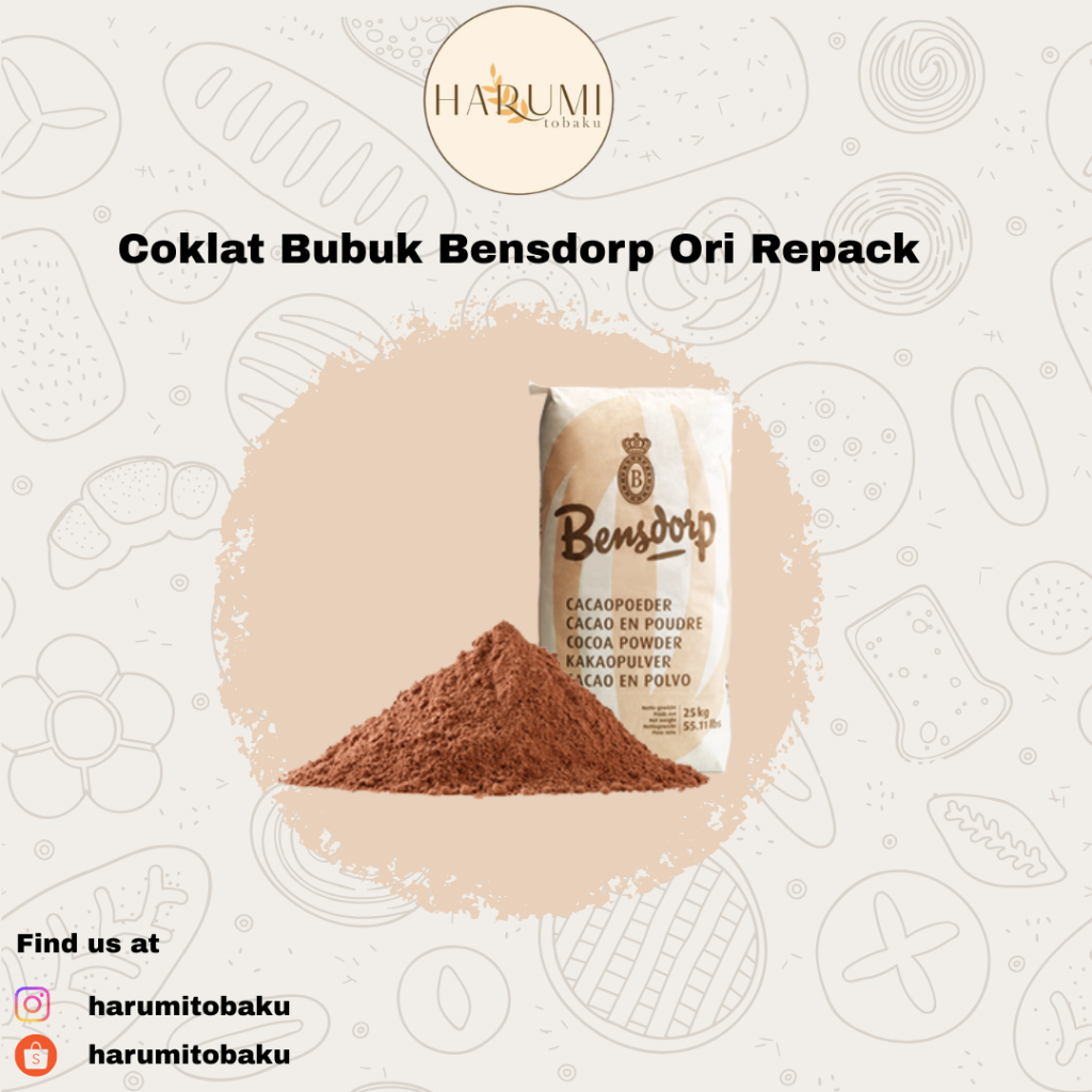 Coklat bubuk premium bensdrop-cocoa powder bensdrop - REPACK