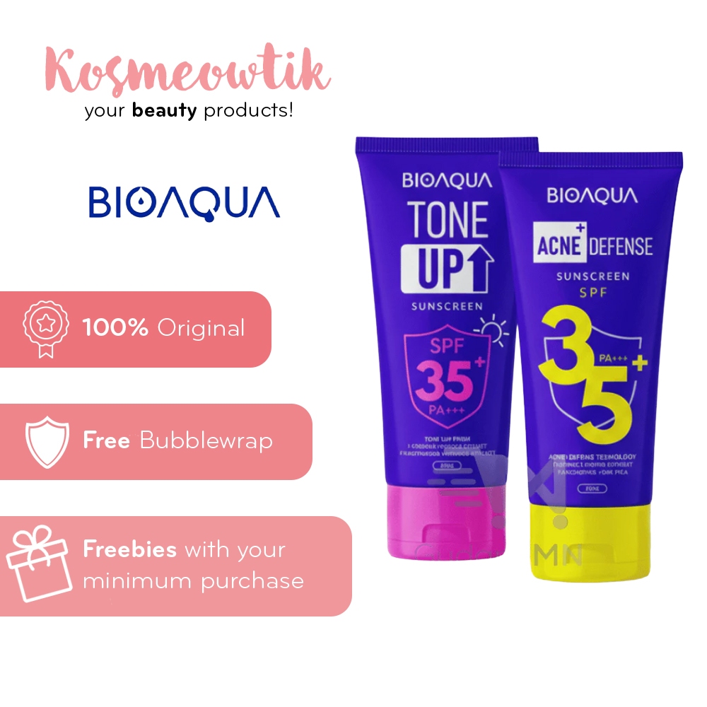 Bioaqua Sunscreen SPF35+++ 35g  Tone Up / Acne Defense