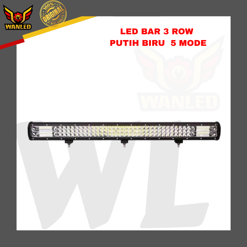 LED Ber putih biru Lampu LED  Lampu Ledbar Lampu mobil lampu motor LAMPU SOROT LEDBAR LIGHT BAR PUTI