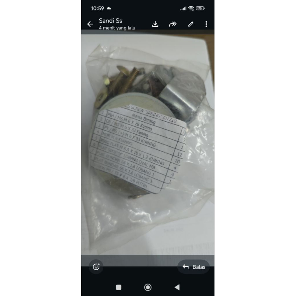 baut set antena parabola VENUS mesh 7ft