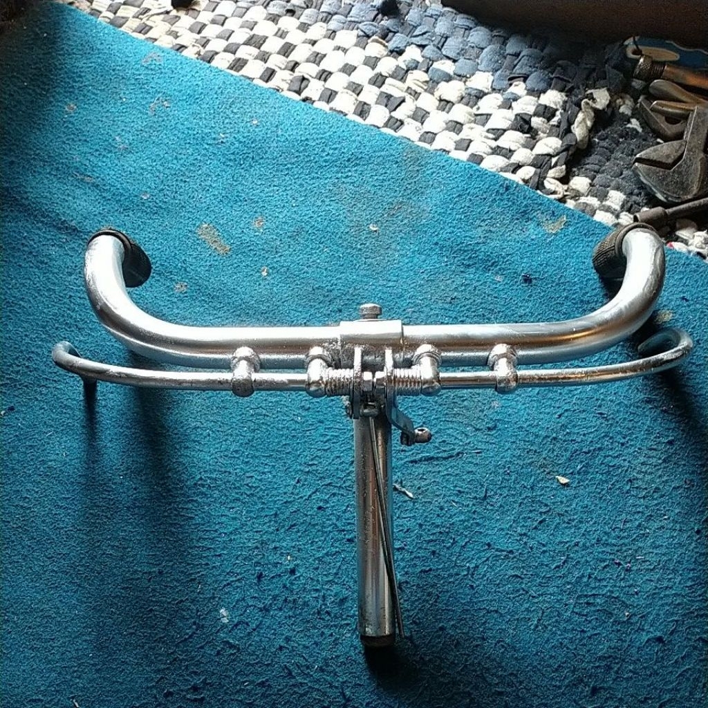 stang sepeda onthel tua kecil mini,gudel