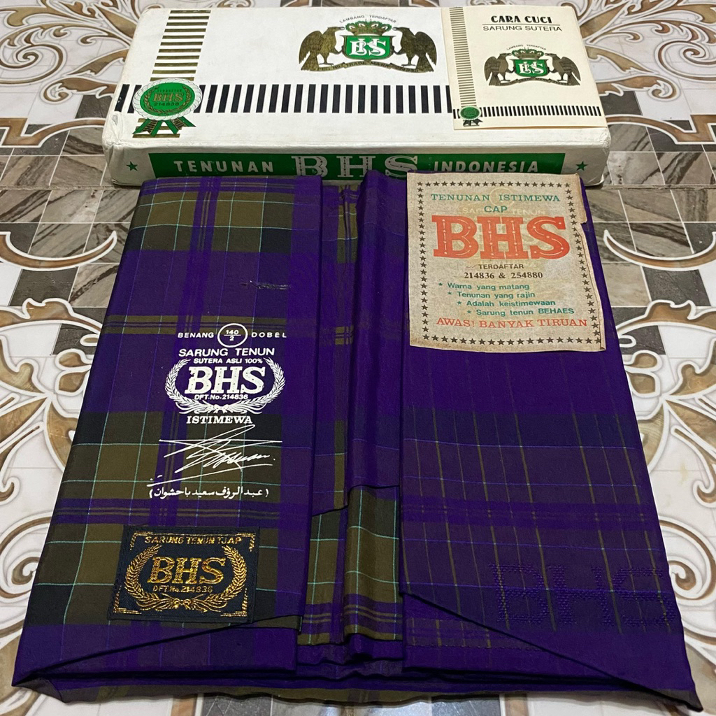 Sarung BHS full sutra spunsilk 210 TTD Istimewa langka