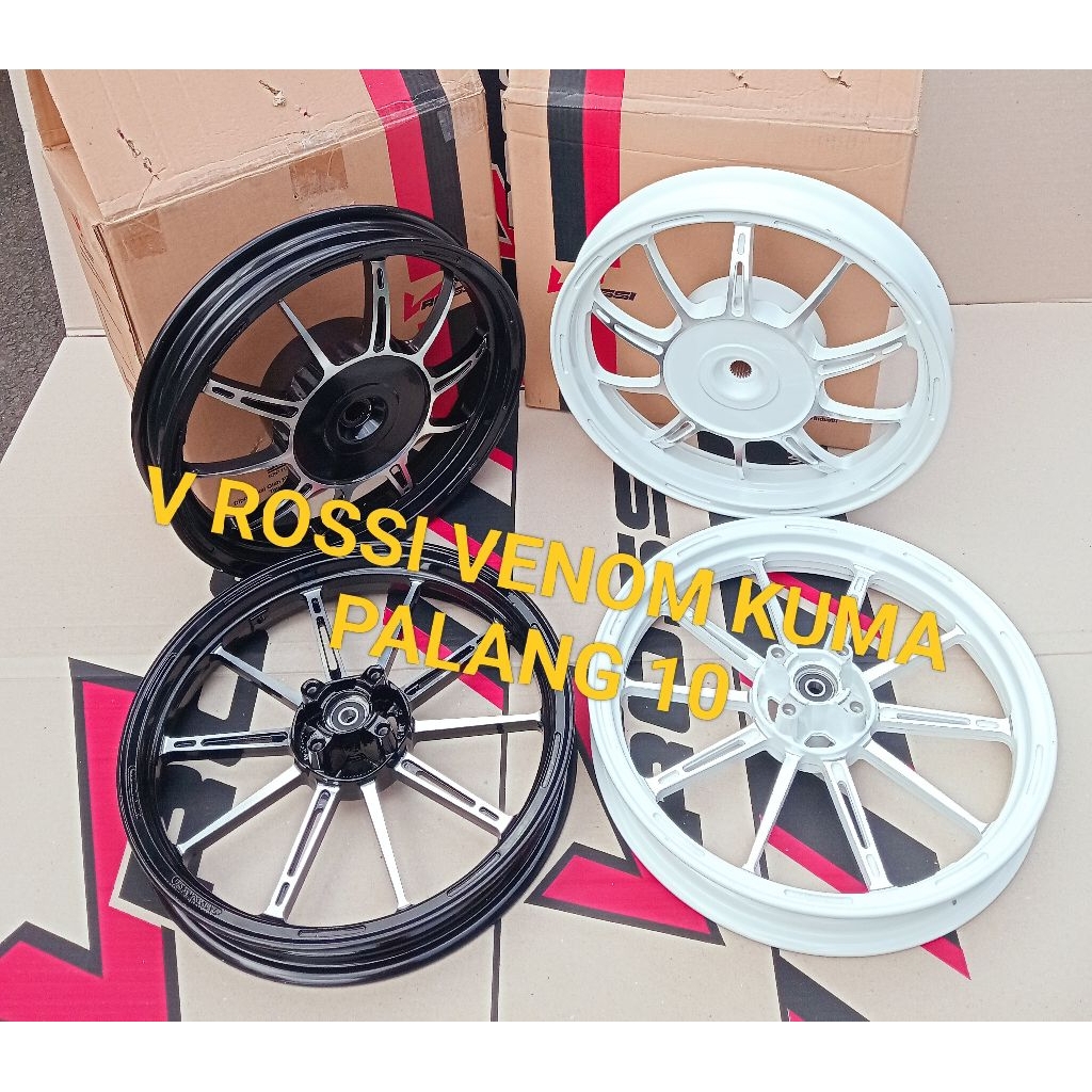 VELG/PELAK RACING V ROSSI VENOM KUMA PALANG 10 VARIO 125 VARIO 150 BEAT KARBU BEAT FI SCOOPY KARBU S