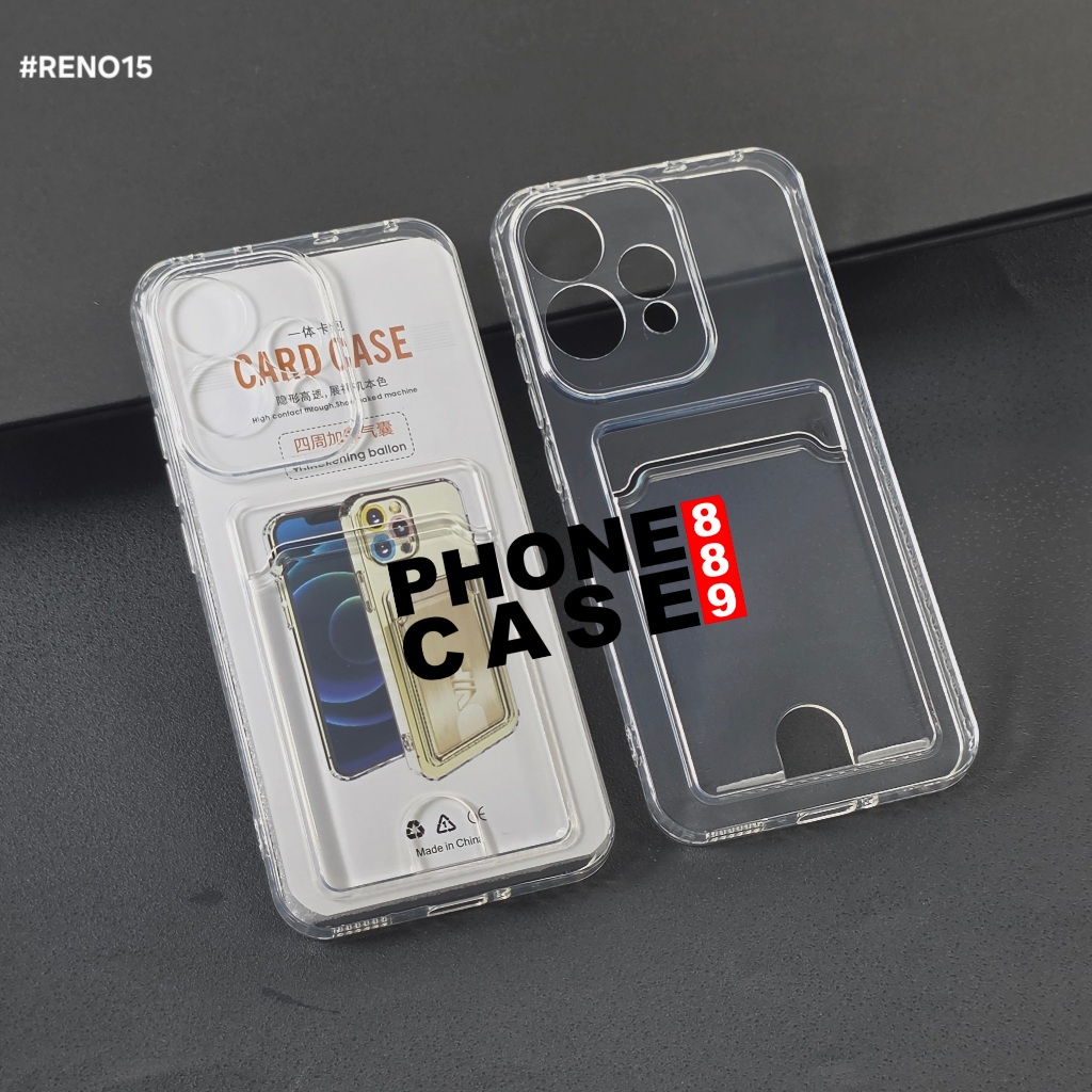 OPPO RENO 15 5G OPPO RENO 15F CASE BENING SLOT KARTU  SOFT CASE WALLET OPPO RENO 15 5G OPPO RENO 15F