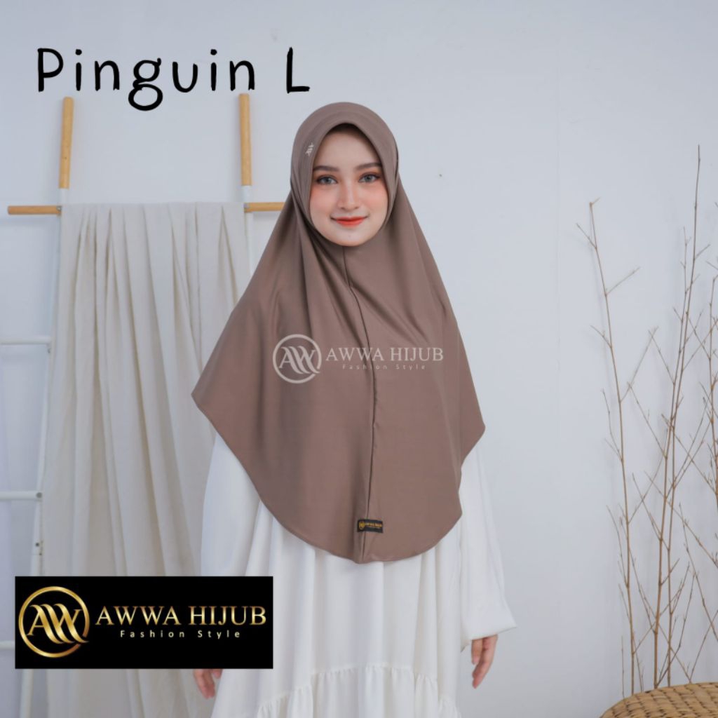 Hijab instant ukuran L by Awwa hijab