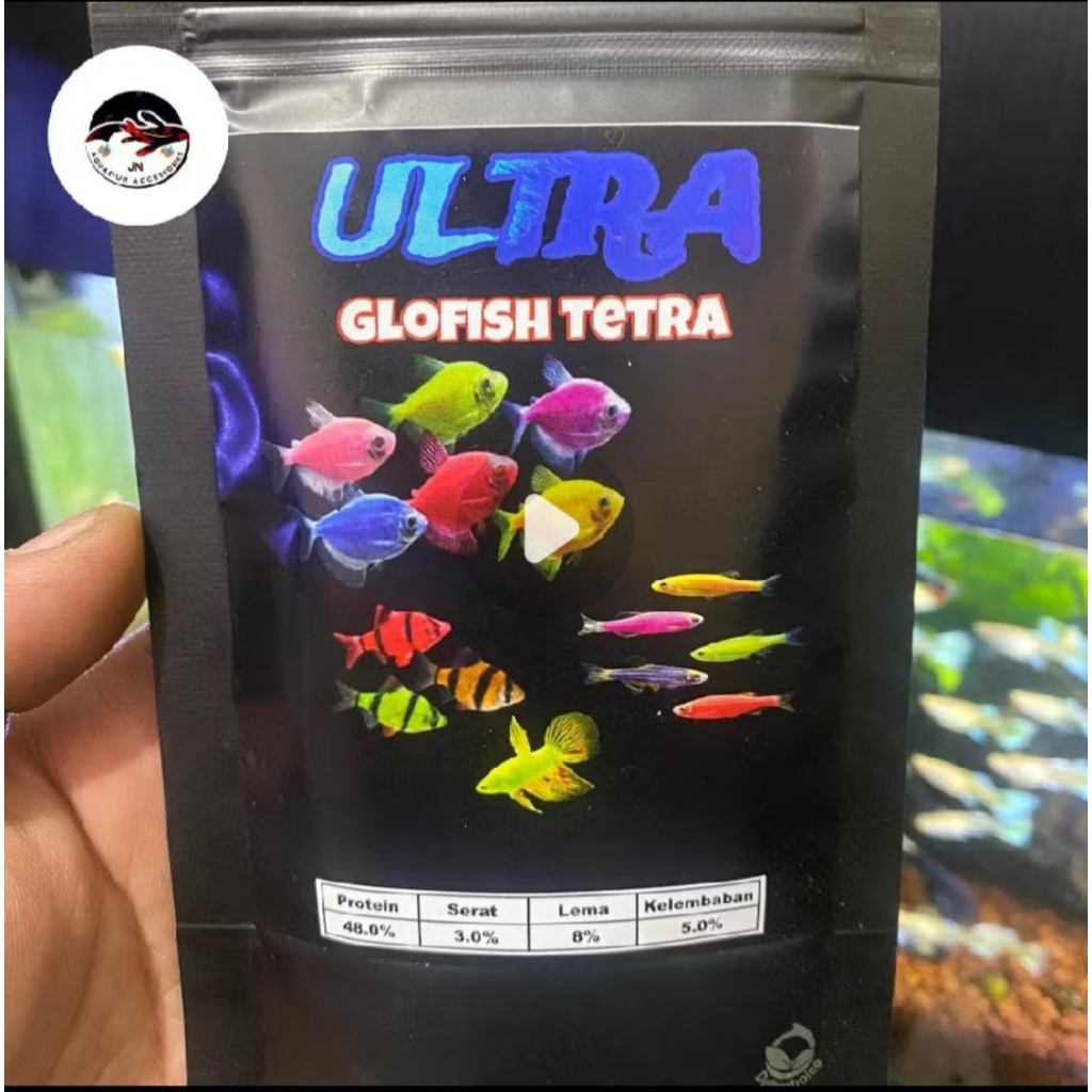 Ultra Tetra Pakan ikan hias kecil warna warni