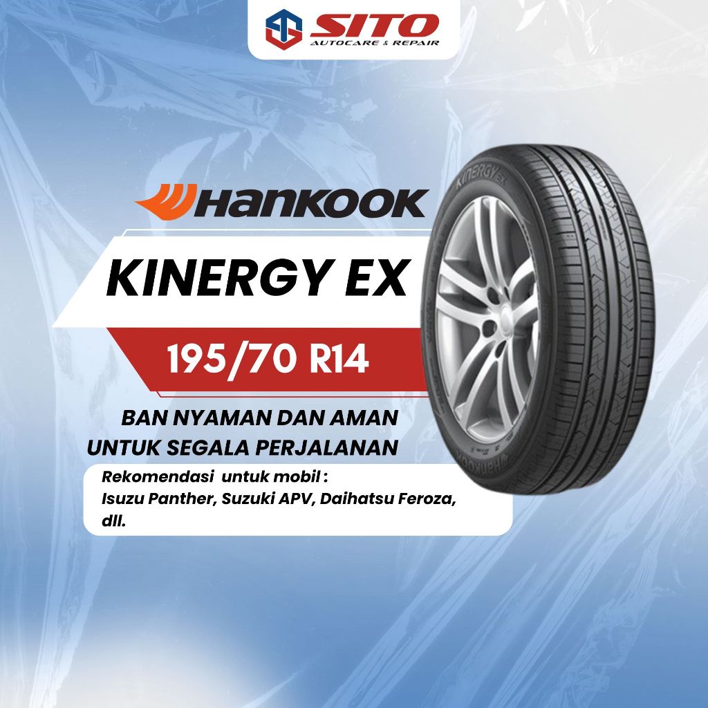 [WAJIB TANYA STOK] BAN HANKOOK 195/70 R14 KINERGY EX