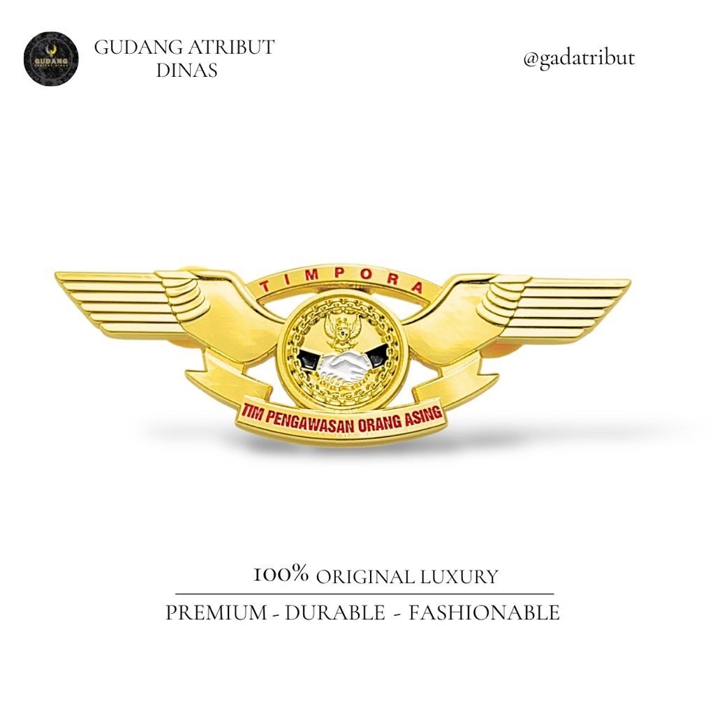 100% LUXURY Brevet Timpora Imigrasi/Brevet Timpora Imigrasi Luxury/Brevet Luxury/Atribut Dinas/Atrib